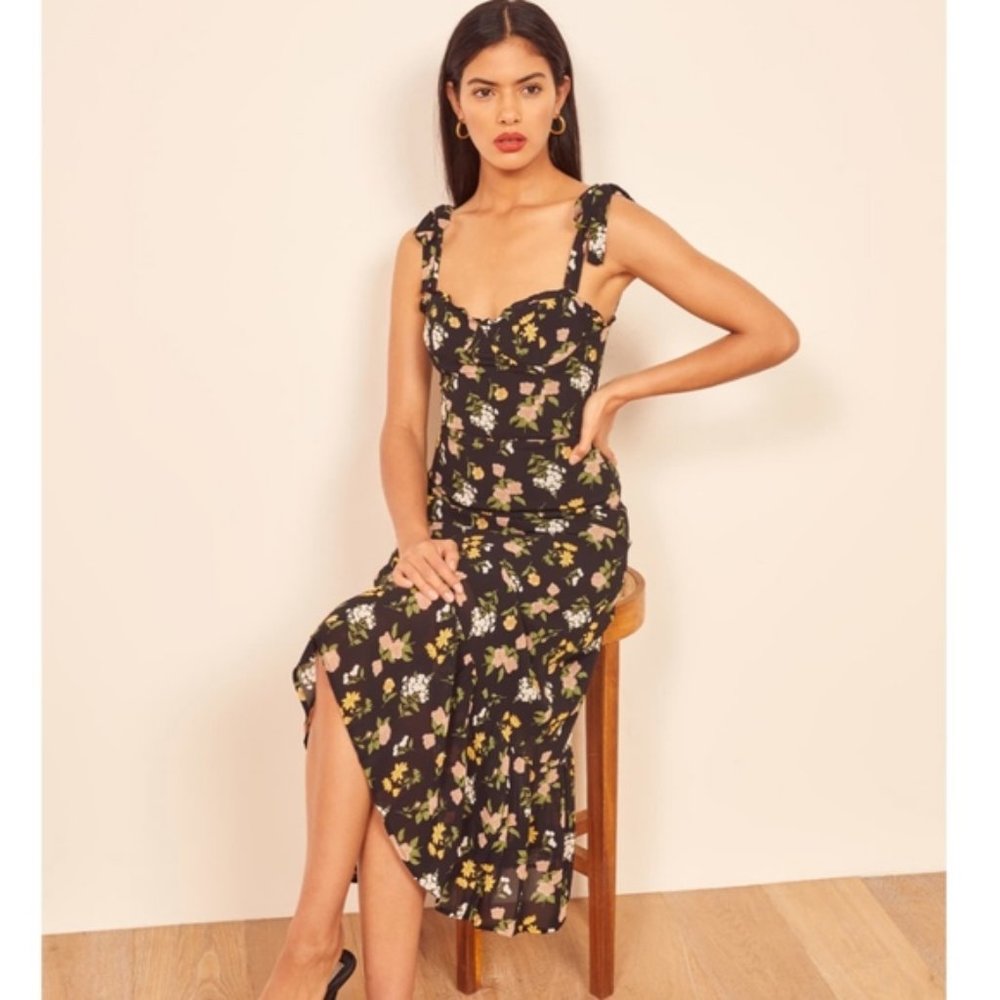 NWT - Reformation Nikita Midi Dress - Sylvie